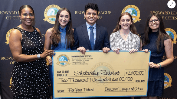 Broward League of Cities Offers $2,500 Government Studies Scholarships to High School Seniors