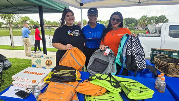 Tamarac Commissioner Krystal Patterson Leads Backpack Giveaway 22